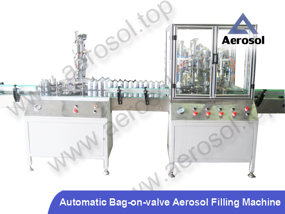 AB-2A Automatic Bag-on-valve Aerosol Filling Machine