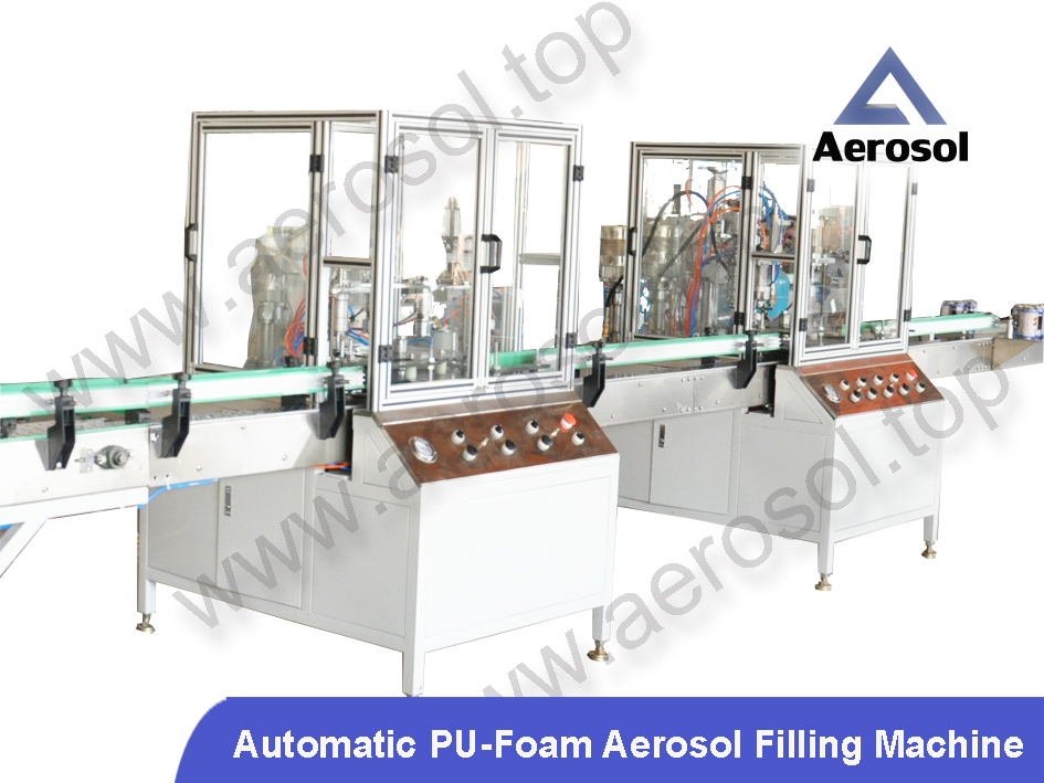 APU Automatic PU-Foam Aerosol Filling Machine