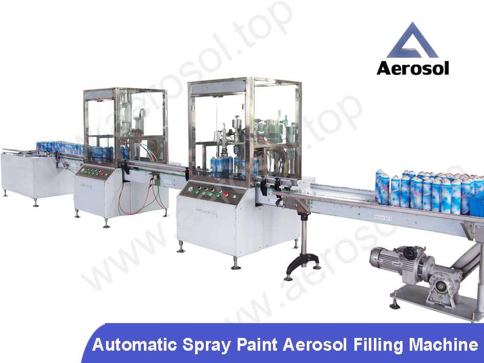 Automatic Spray Paint Aerosol Filling Machine