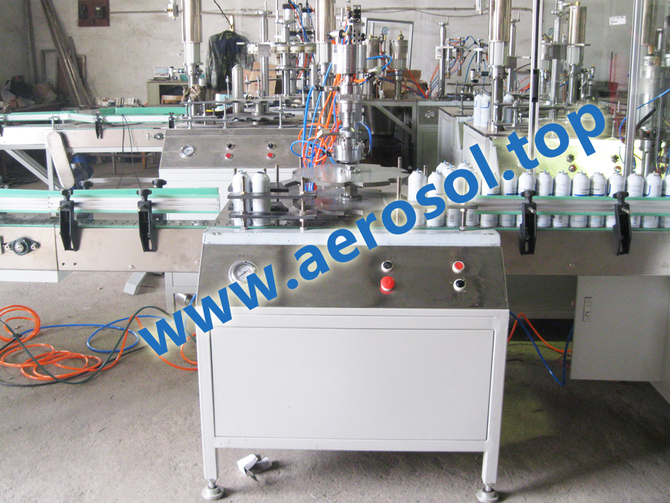 Automatic Bag-on-valve Aerosol Filling Machine