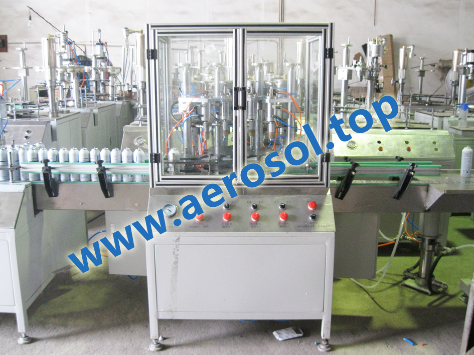 Automatic Bag-on-valve Aerosol Filling Machine