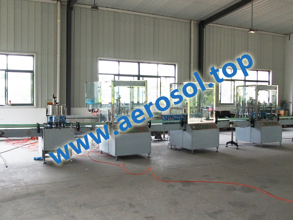 4 Ghana---Automatic Spray-Paint Aerosol Filling Machine