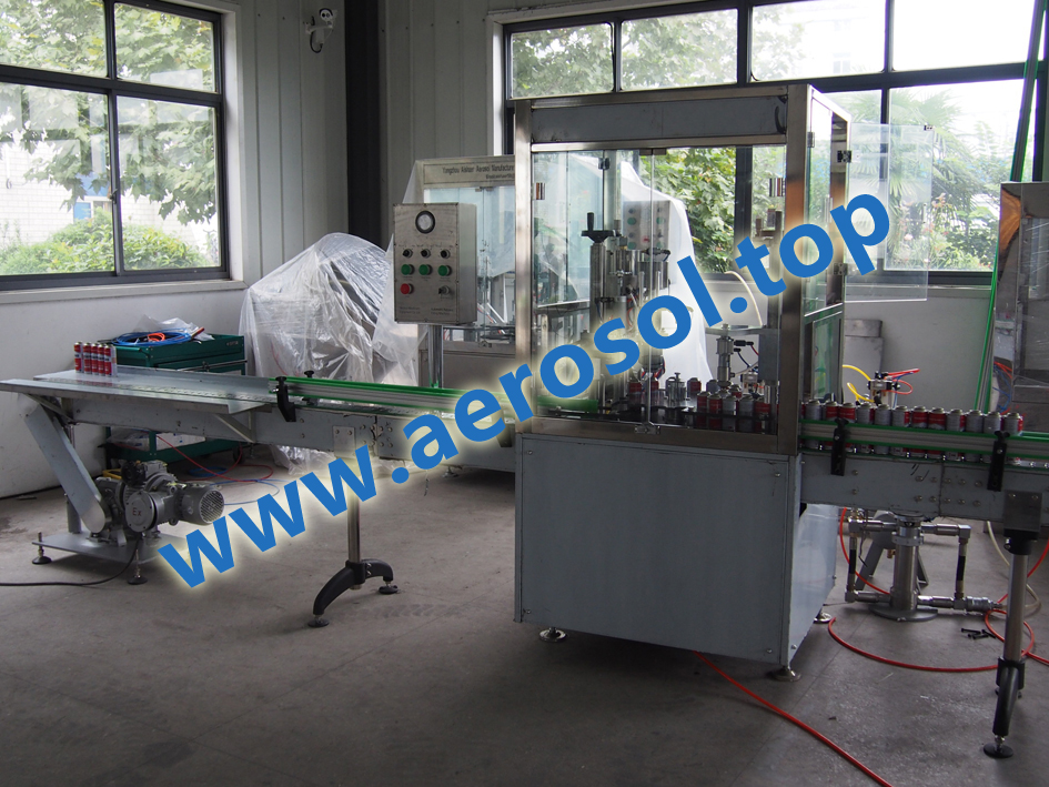 6 Argentina---Automatic Aerosol Filling Machine