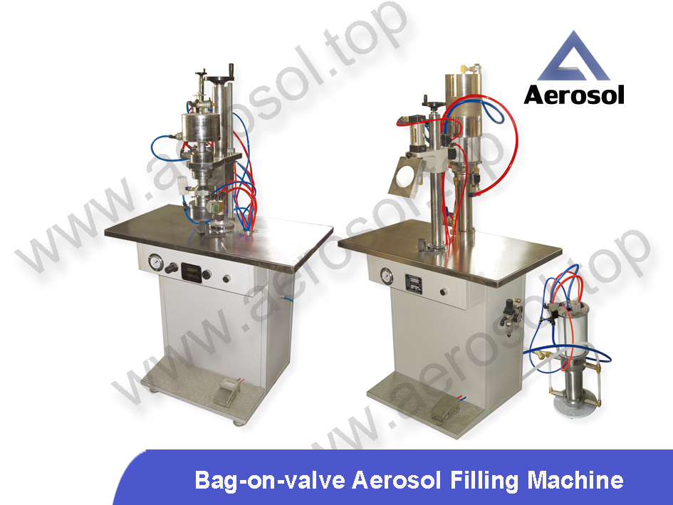 AS-2A Semi-automatic Bag-on-valve Aerosol Filling Machine