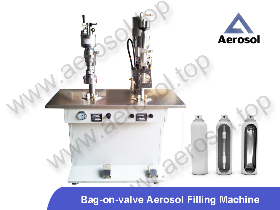 AS-2B Semi-automatic Bag-on-valve Aerosol Filling Machine